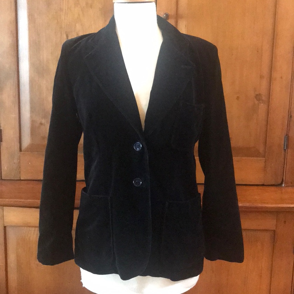 Vintage Pierre D’Alby Paris Velvet Blazer